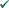 green tick